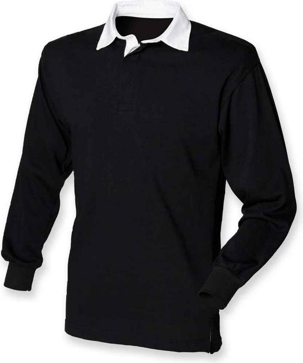 Front Row Klassisches langärmeliges Rugby Shirt