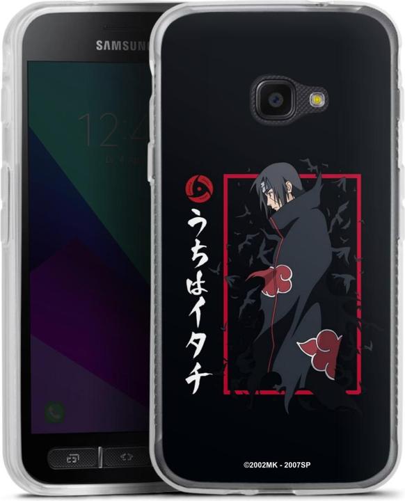 Produktbild DeinDesign Silikon Hülle für Samsung Galaxy Xcover 4 Handyhülle Case Smartphone Schutzhülle Itachi Uchiha (Samsung Galaxy Xcover 4)