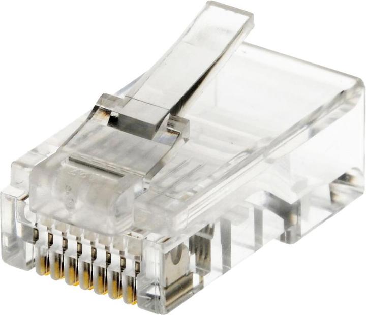 Produktbild S-Conn 8/8 RJ45 Kabel Anschluss (kristallklar)