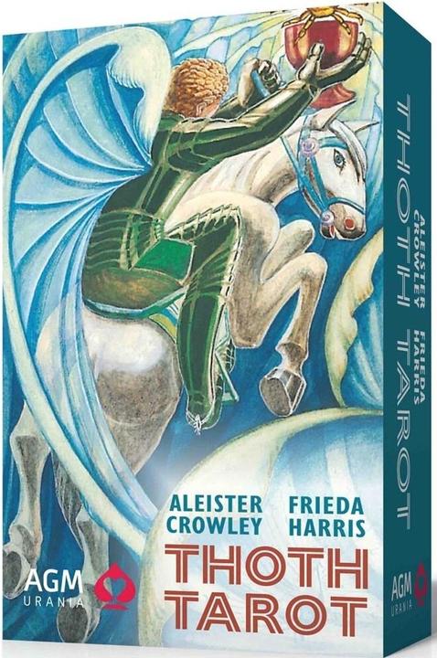 Actual product image Aleister Crowley Thoth Tarot (Deluxe Edition, English, GB), with 1 book, with 78 inserts, 2 parts (English, Aleister Crowley, Frieda Harris, 2024)