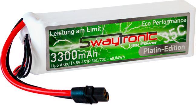 Swaytronic SWAY-Platin Edition 4S 14.8V 3300mAh 35C/70C XT60 (14.80 V, 3300 mAh)