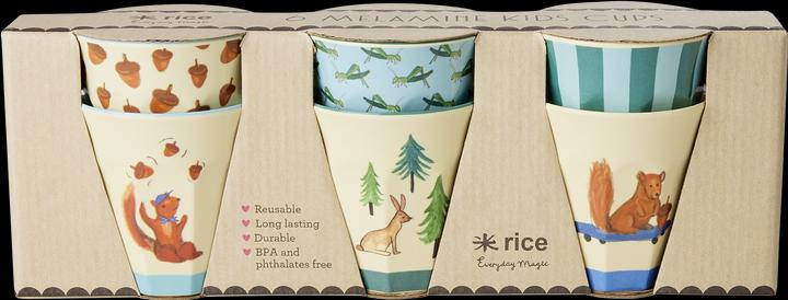 Immagine prodotto Rice Set di tazze in melamina Happy Forest