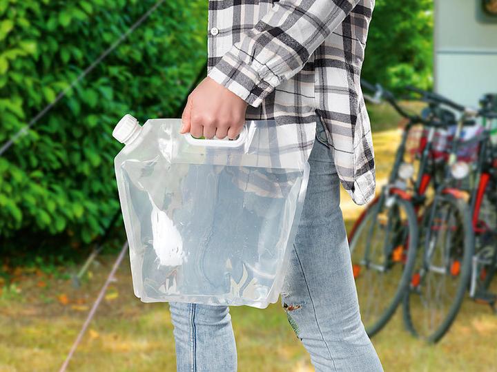Produktbild Semptec 3er-Set flach faltbare Wasserkanister mit Tragegriff