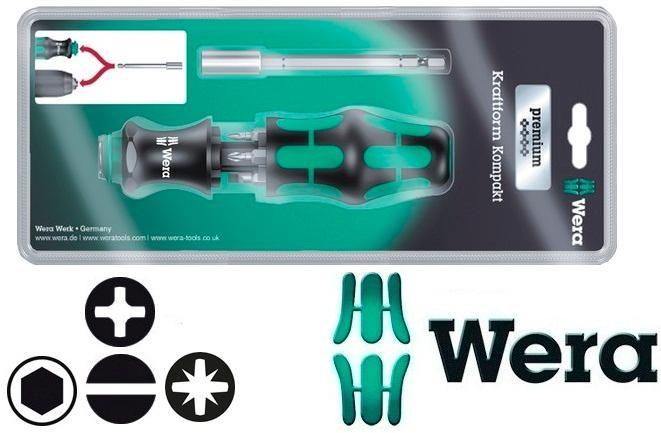 Image du produit Wera Kraftform Kompakt 28 (Croix Phillips PH M1, Croix Phillips PH M2, Croix Pozidriv PZ M1, Croix Pozidriv PZ M2)