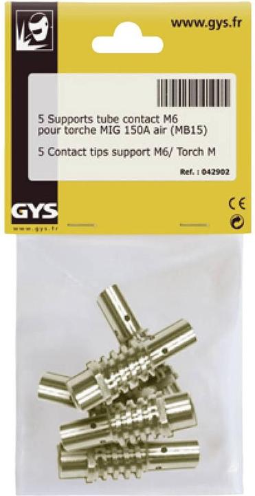 Immagine prodotto GYS Supporto per tubo di contatto M6, 5 pezzi.