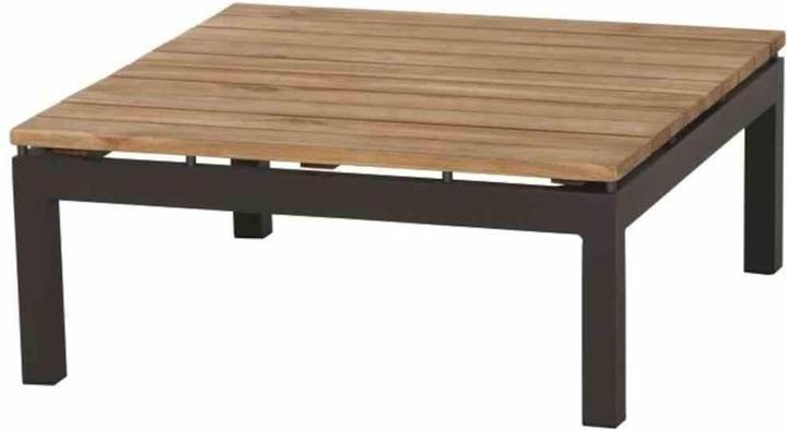 Produktbild Siena Garden Lounge Tisch Alvida Teak 74x74x30 cm anthrazit (73.50 cm)