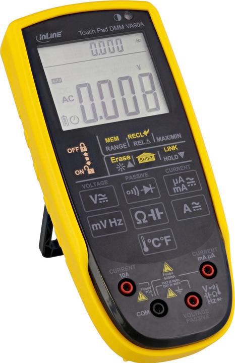 Actual product image InLine Multimeter with touch pad and illuminated display (CAT III 1000V, CAT IV 600V)