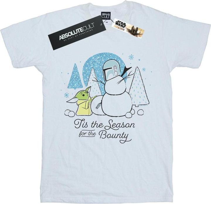 Actual product image Star Wars Mens The Mandalorian Tis The Season T-Shirt (5XL)