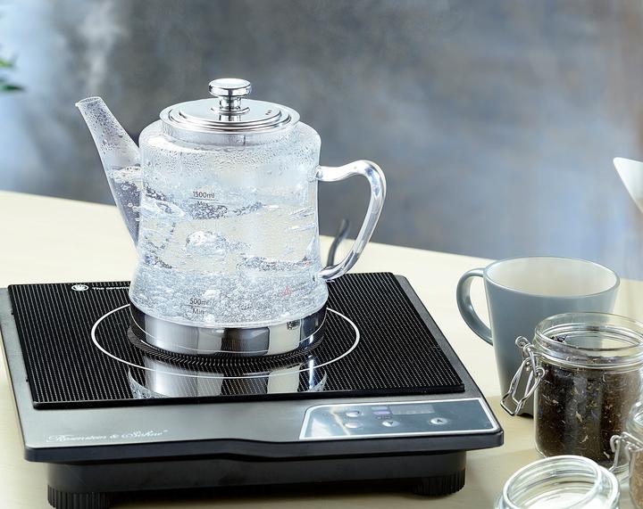 Image du produit Rosenstein & Söhne Théière et machine à thé en verre 2en1 (1.50 l)