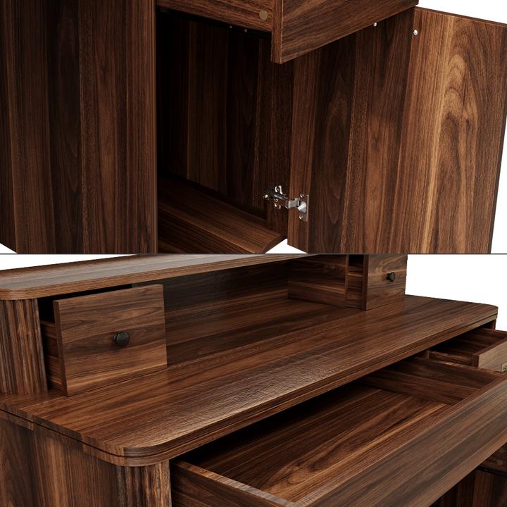 Produktbild Vichy Schreibtisch Neria, Eiche rustikal, 120 x 50 cm