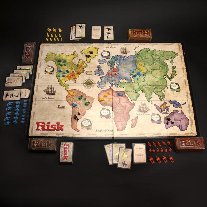 Actual product image Hasbro Gaming Risk (Danish)