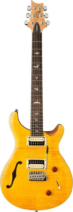 PRS SE Custom 22 Semi-Hollow - Giallo Santana (Chitarra elettrica, Acero, Mogano, Palissandro)