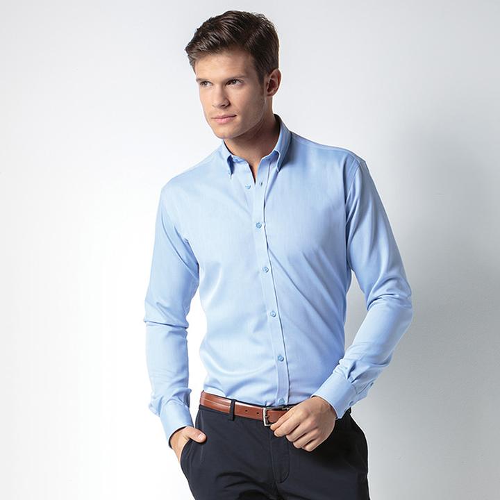 Image du produit Kustom Kit Chemise premium à manches longues sans repassage (47)