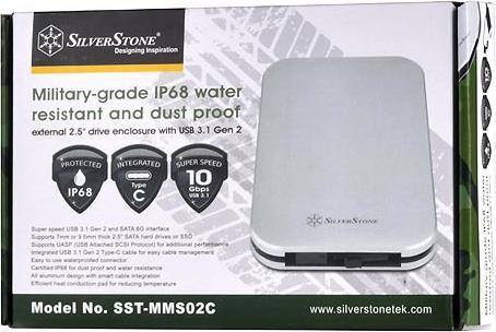 Immagine prodotto Silverstone Mammut Series MMS02 - Contenitore di stoccaggio - 2,5" (6,4 cm) (2.5")