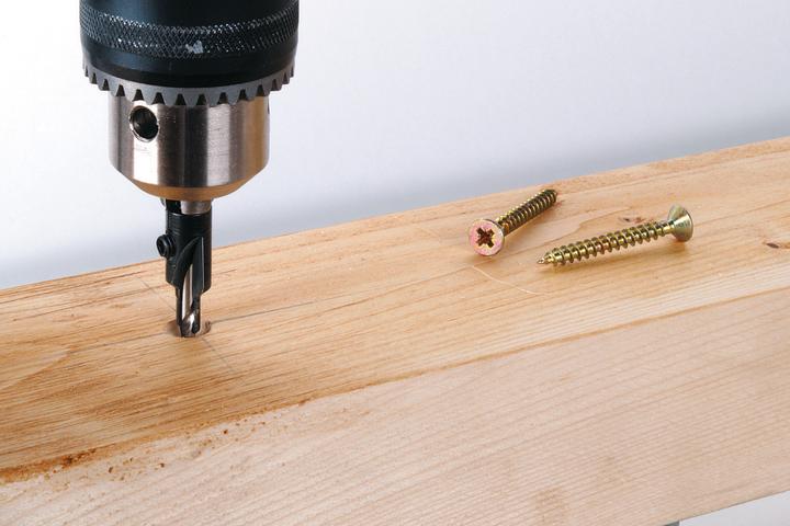 Immagine prodotto wolfcraft wolfcraft 1 Vorbohrer mit Senker ø3,2x12mm (12 mm, 3,2 mm)