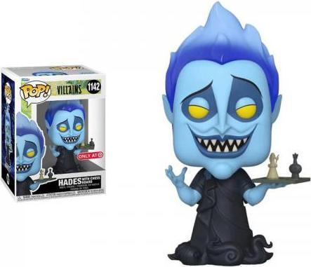 Actual product image Funko POP! Disney Villains Hades w/Chess Board (1142) EXM