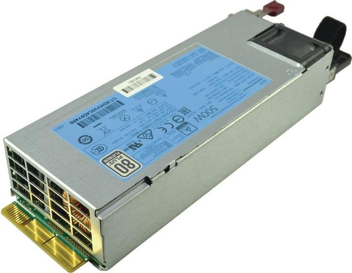 Image du produit HPE Kit d'alimentation Platinum Hot Plug 500W Flex Slot ProLiant G9 (500 W)