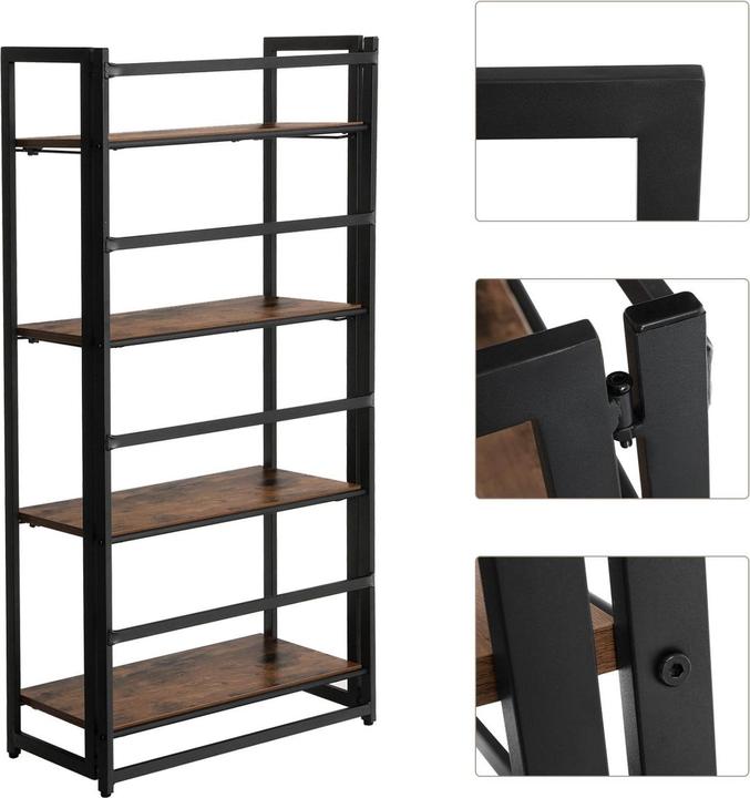 Vasagle industrial shelf (30 x 60 x 126 cm)