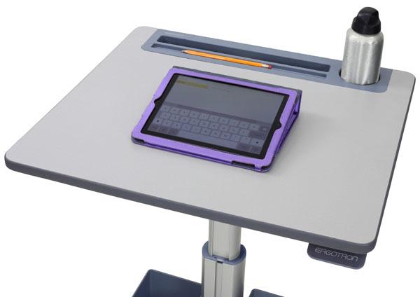 Actual product image Ergotron roll stand, LearnFit Desk, adjustable