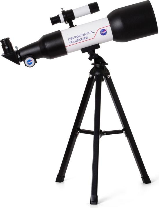 Nasa Daumen hoch! Teleskop sind Fernrohr und mit Stativ weiss
