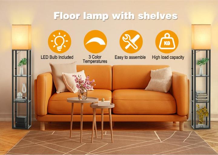 Image du produit Lumina Swiss Lampadaire LED rétro (800 lm, E27)