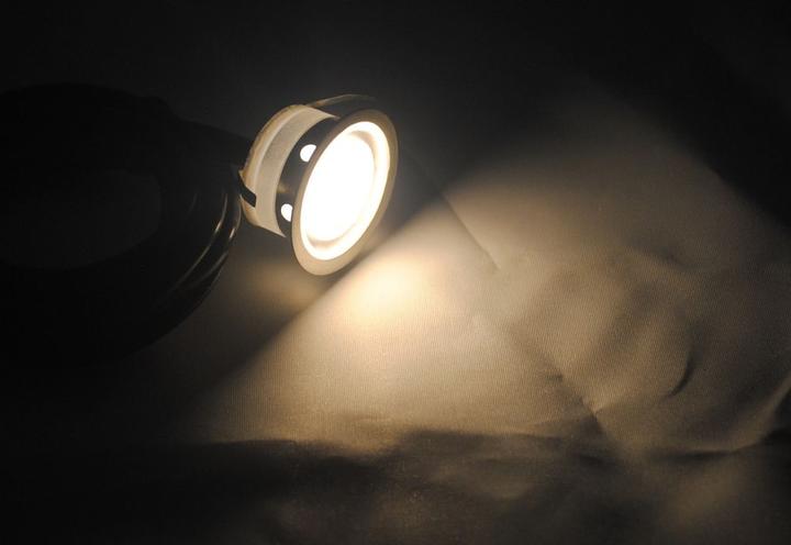 Actual product image Synergy 21 ARGOS round recessed floor spotlight minimax IP67 ww V2
