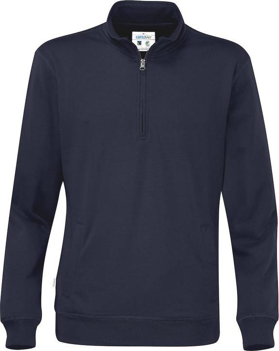 Actual product image Cottover Unisex Adult Half Zip Sweatshirt (XXL)