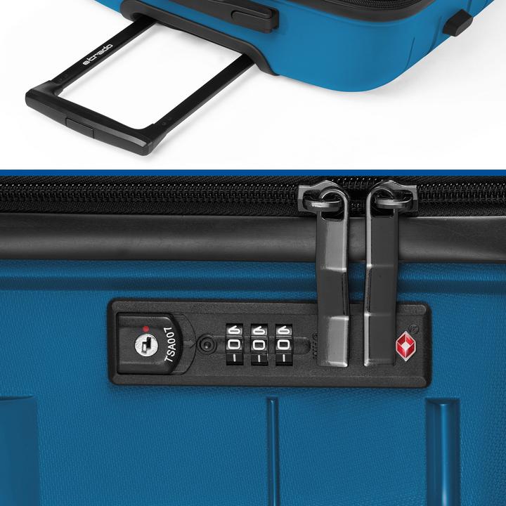 Image du produit e-Trado Valise de voyage Set de 3 valises en PP avec 4 roulettes (M (50 - 90l), L (90 - 115l), XL (à partir de 115l))