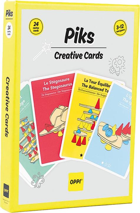 Produktbild Oppi Piks Creative Cards 24 Karten - Kreative Karten für Kinder
