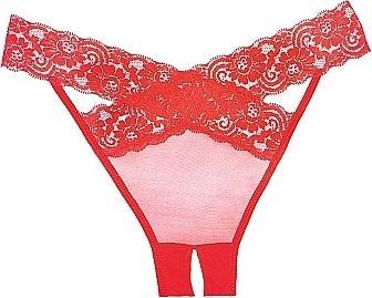 Produktbild Allure Desire Panty ( Crotchless ) - Red (One Size)