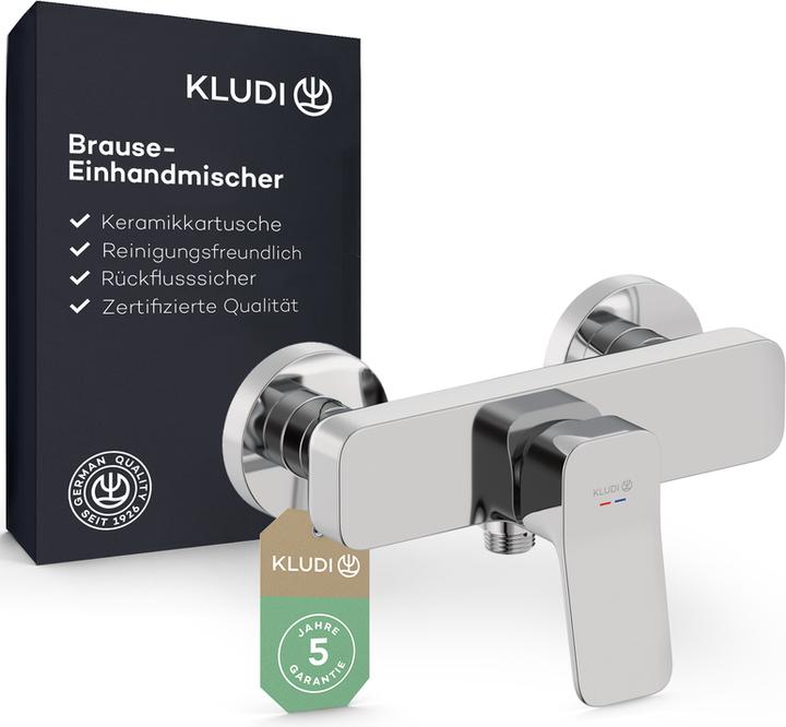 Kludi X1 Surface-mounted shower mixer, single-lever shower mixer