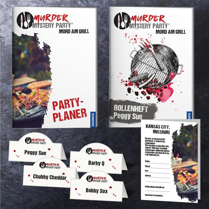Productafbeelding Kosmos Murder Mystery Party - Moord bij de Grill (Duits)