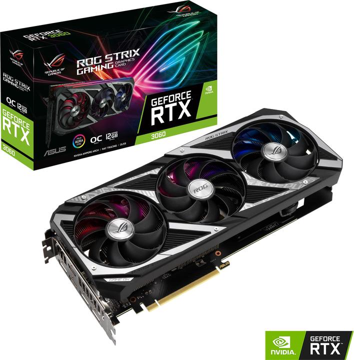 Produktbild ASUS ROG STRIX RTX 3060 O12G-V2 GAMING (12 GB)
