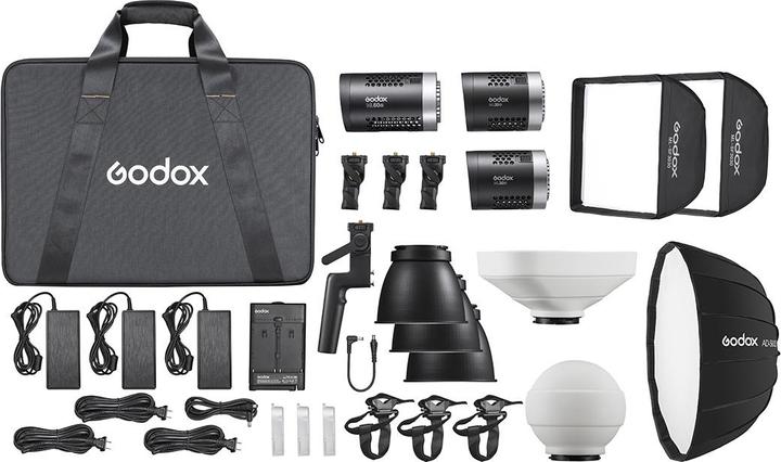 Produktbild Godox ML60Bi + 2x ML30Bi Kit mit Zubehör (Videoleuchte)