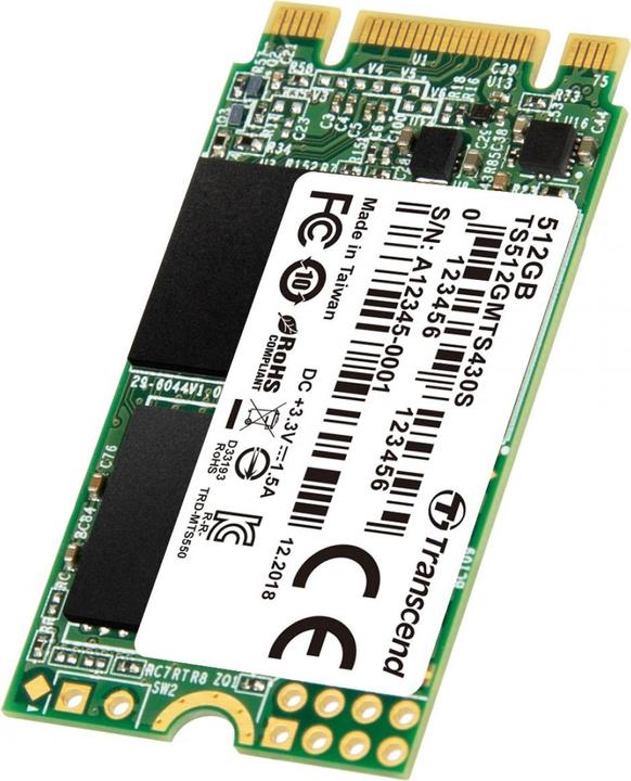 Actual product image Transcend 430S (512 GB, M.2 2242)