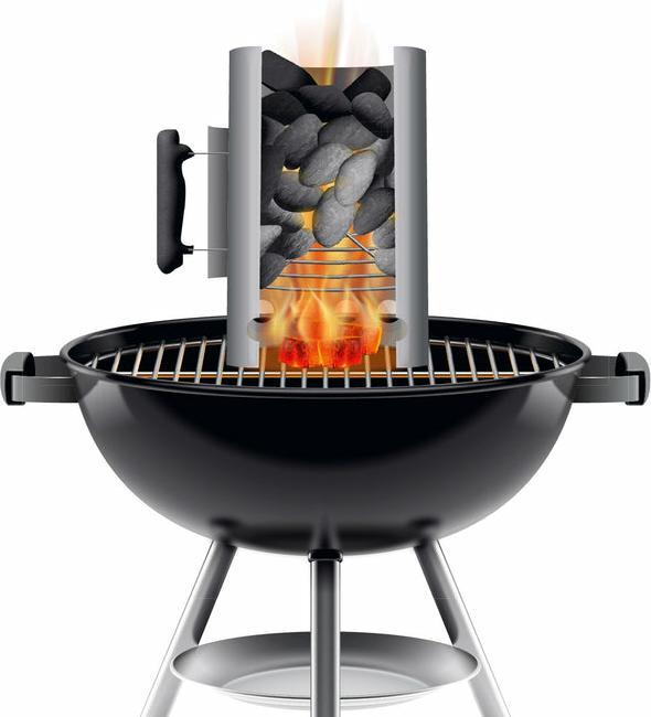 Immagine prodotto Landmann Avviatore per camino Ø 16,5 x 27 cm, acciaio inox/nero