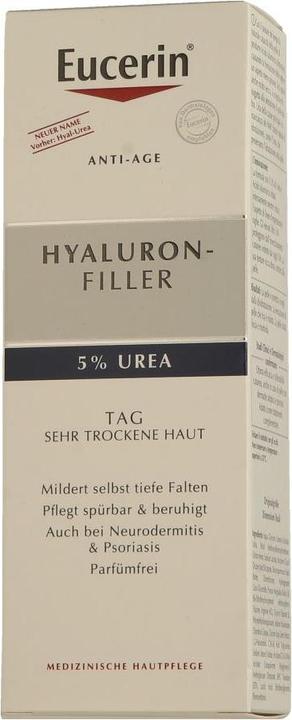 Image du produit Eucerin Hyaluron-Filler + 5% urée (50 ml, Crème de jour)