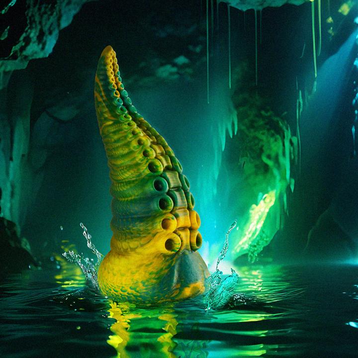 Image du produit Epic Godemiché Vert à Tentacules Cetus, Petite Taille