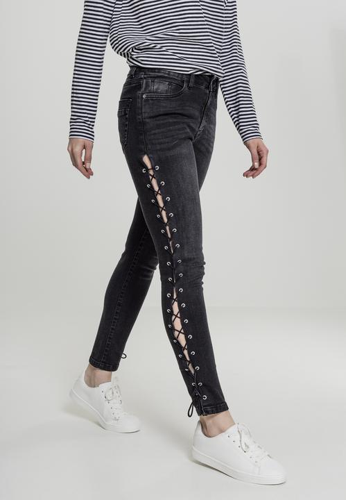 Immagine prodotto Urban Classics Ladies Denim Lace Up Skinny Pants (28)