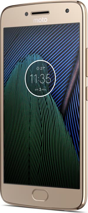 Produktbild Motorola Moto G5 Plus (32 GB, Fine Gold, 5.20", Dual SIM + SD, 12 Mpx, 4G)