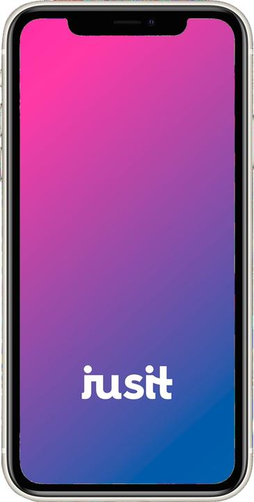 Actual product image jusit iPhone 11 (128 GB, White, 6.10", A / Like new)