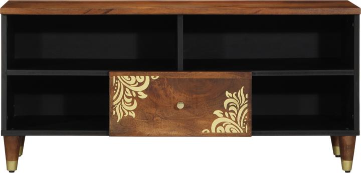Actual product image VidaXL TV cabinet 100x33x46 cm made of solid mango wood (100 x 33 x 46 cm)