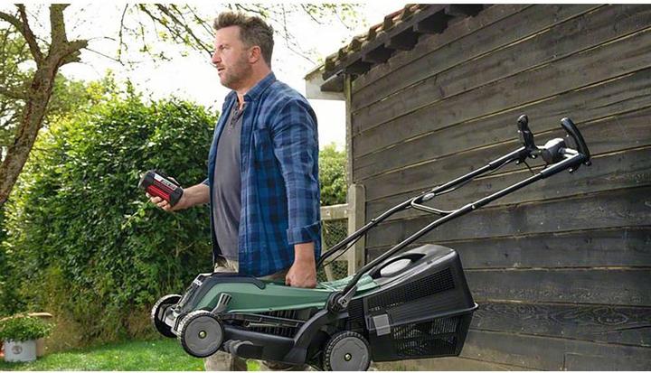 Productafbeelding Bosch Home & Garden EasyRotak 36-550 (2x2.0Ah) + handschoenen (Oplaadbare batterij)
