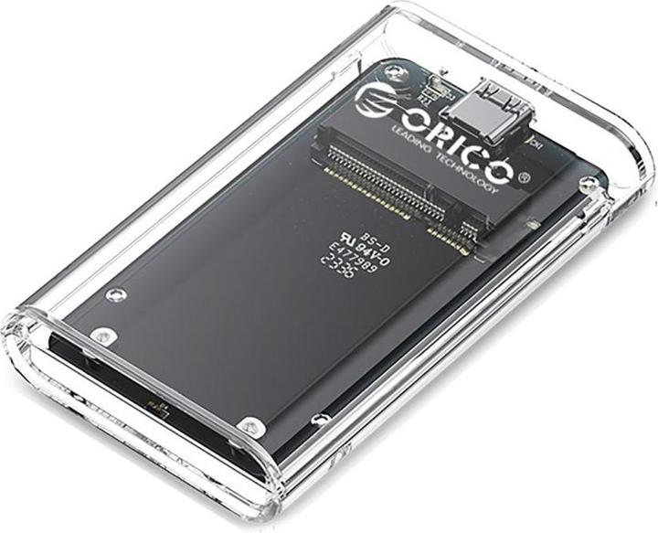 Image du produit Orico Other Computer Accessory TC10-MS MSATA USB-C 3.2 5Gb/s Disk Cartridge - Transparent (M.2 2242)