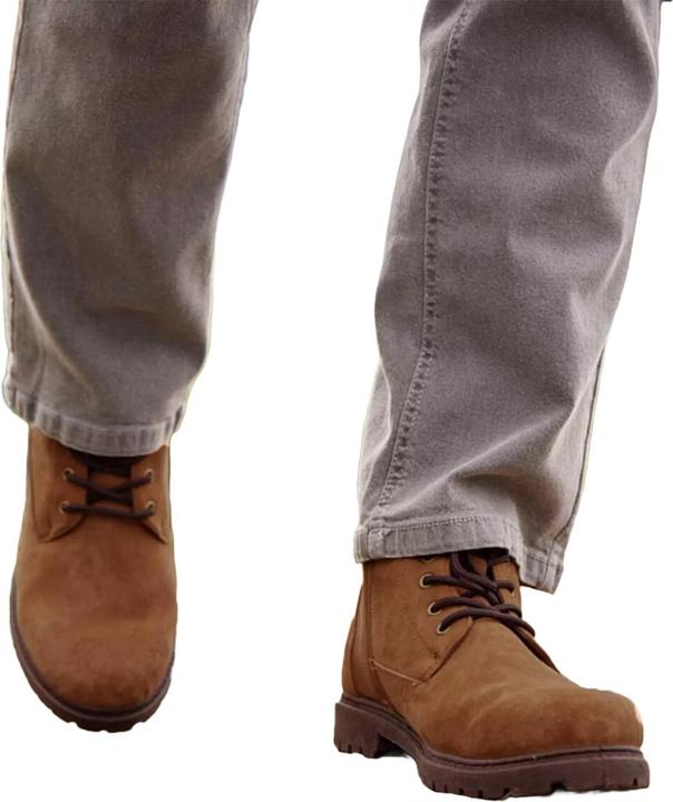 Immagine prodotto Atlas For Men Stivali con zip laterale in pelle crosta (41)