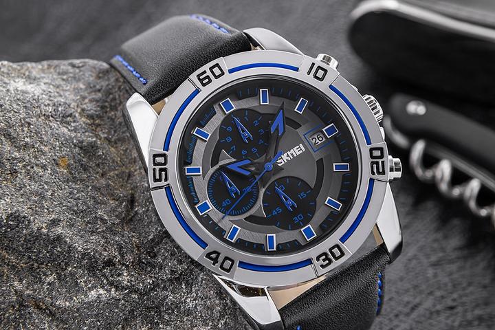 Produktbild Skmei 9156SIBU Herrenuhr + BOX
