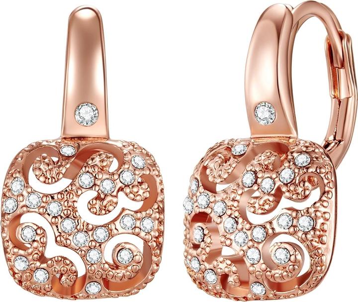 Lulu & Jane Damen Metall-Legierung verziert mit Kristallen von Swarovski® roségold - 29649 (Metall-Legierung)