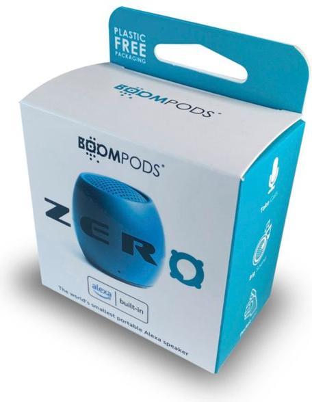 Immagine prodotto Boompods Zero Talk Bluetooth® Speaker Amazon Alexa direttamente integrato, a mani libere, antiurto, con... (5 h, Batteria ricaricabile)