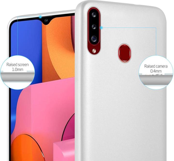 Produktbild Cadorabo TPU Matt Metallic Cover (Samsung Galaxy A20s)