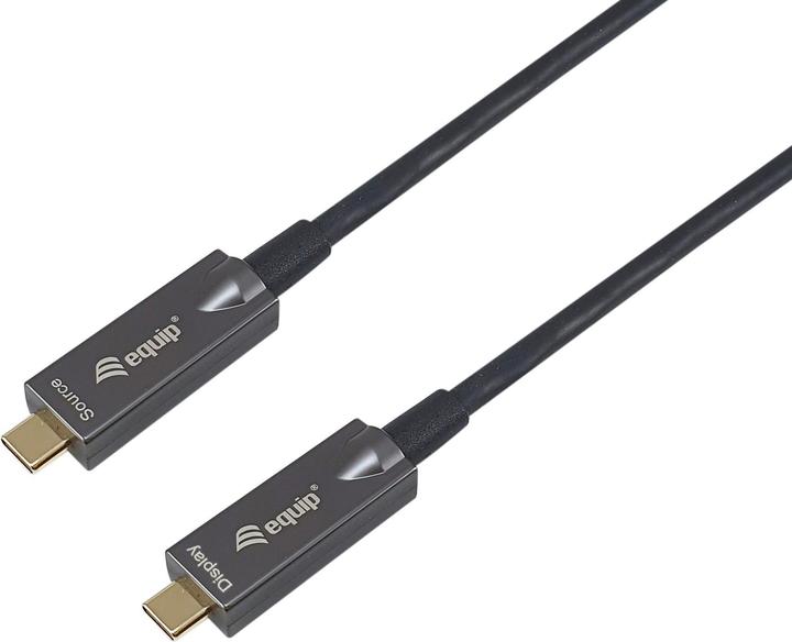 Productafbeelding equip USB-kabel 3.2 C -> C St/St 5,00m 4K/60Hz bw (5 m, USB 3.2 Gen 2)